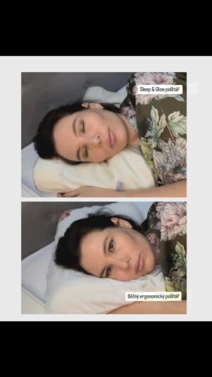 Simona Rýdlová Instagram - Spíte na boku? 
Vytváříte si tak zbytečně předčasné vrásky. 
Ideální je spát na zádech co nejvíc. Pokud vám to nejde, mám pro vás řešení. Beauty polštář od @sleepandglow z chytré paměťové pěny s prohlubněmi na obličej. Nebudete si tak zbytečně celou noc mačkat obličej. 
.
Takhle značka slevy moc nedělá, ale protože je je MDŽ, mám pro vás 15% slevu na vše. Do 15.3.
Kód: simyoga15
.
P.S.: mají i skvělé hedvábné povlaky, antibakteriální povlaky s mědí a zátěžovou deku pro ty, kteří mají problémy se spánkem. Tahle deka je moje nová must have pro kvalitnější spánek.
.
Vrásky za mě nejsou problém, ale také vím, že to, co na obličeji obvykle je, jsou předčasné vrásky. A ty nechci. 
.
Nic neděláme v životě tak často jako spánek. A proto stojí za to, mít při spánku co největší luxus, co to jde.
.
Už žádné předčasné vrásky.
.
#spoluprace #spanek #kvalitnispanek #faceyogasimona