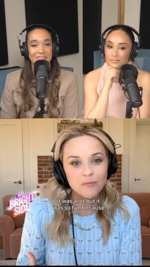 Simone Boyce Instagram - ICYMI, @ReeseWitherspoon dropped by #TheBrightSide podcast to have a candid conversation with our hosts @SimoneBoyce and @DanielleRobay about everything from finding her purpose to motherhood to female friendships 💛

Listen now at the link in bio, the @iheartradio app, @applepodcasts or wherever you get your podcasts! And tune back in every weekday morning for more takes from The Bright Side of life ☀️✨