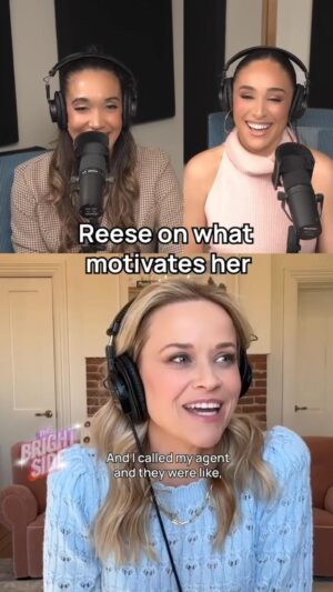 Simone Boyce Instagram - @ReeseWitherspoon joins co-hosts @DanielleRobay and @SimoneBoyce on the first episode of our new podcast #TheBrightSide! 🎙️☀️

Listen now at the link in bio, the @iheartradio app, @applepodcasts or wherever you get your podcasts to hear Reese’s candid and inspiring conversation about everything from her motivation for starting Hello Sunshine to motherhood to female friendships 💛

And tune back in every weekday morning for more takes from The Bright Side of life ✨