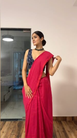 Simran Choudhary Instagram - Issa vibeee 🎵
@abhyankkar Nailed it again 🙌🏻
Draped in @houseofnaaree 🤍