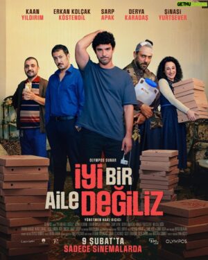 Şinasi Yurtsever Instagram - Beklenen an yaklaştı. Filmimiz çok yakında sinemalarda. #iyibirailedegiliz