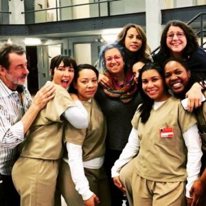 Sipiwe Moyo Instagram - I can’t believe it’s been a year since this emotional day 🧡🖤🧡#orangeforever
.
.
.
.
.
.
.
.
.
.
.
#oitnb #netflix #oitnbseason6 #oitnbseason7 #bts #orangeforever #oitnbseriesfinale #adeola  @oitnb @netflix #adeolaaddict #dblock #rats #lorna #tothemax #prison #oitnbseason6finale #rats #professionalrats #pousseywashingtonfund #orangeisthenewblack #orangeisthenewblackpremiere #tbt