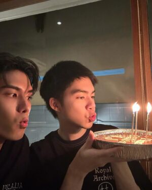 Siraphop Manithikhun Instagram - Happy birthday JJ 🎂 , wishing nothing but the best for you like p’NET hahahaha 😌