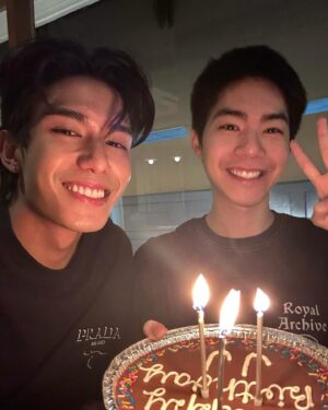 Siraphop Manithikhun Instagram - Happy birthday JJ 🎂 , wishing nothing but the best for you like p’NET hahahaha 😌