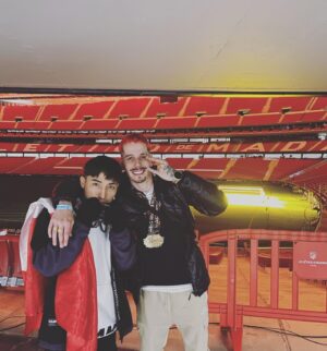 Skone Instagram - Lo hicimos ❤️. Campeones del mundo en Madrid y 2 puesto en la clasificación general. Un orgullo haber compartido esta aventura contigo amigo, te quiero mucho . 🇵🇪 ❤️🇪🇸