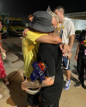 Skone Instagram - Hoy es un día feliz para el free. Nunca me había emocionado tanto como espectador. Gracias por existir y gracias por dejarme existir a tu lado @blon_doblefilo ❤️
