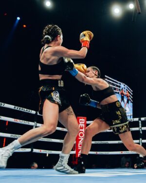 Skye Nicolson Instagram - 10-0 & world champion 👑 I fight those rounds alone but behind me I have an army. Thank you to the very very special people in my life that are on this journey with me day in and day out. My team, my family, my friends. I am so incredibly blessed & grateful. And all the amazing people around the world who tune in, follow along, support me and send all the positive energy in messages and comments online, thank you 🙏🥹❤️ 

Thank you to my very accomplished and talented opponent @_sarahmahfoud for sharing the ring with me and being a great dance partner 🤝 

I have not shown the world even a fraction of my capabilities yet and that only excites me more for the future- there is so much more to come. We’re just getting started baby! 😎