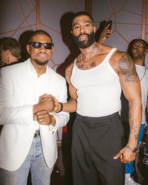 Skyh Alvester Black Instagram - Culture’s Biggest Night…. @betawards 🥂🙏🏽🖤

📷: @kaibyrd_ 
📷: @mpvinny300 

Tank: @dolcegabbana 
Pants: @alexandermcqueen 
Shoes: @alexandermcqueen
Grooming: @theartist.maegpro 
Barber: @_t3k_