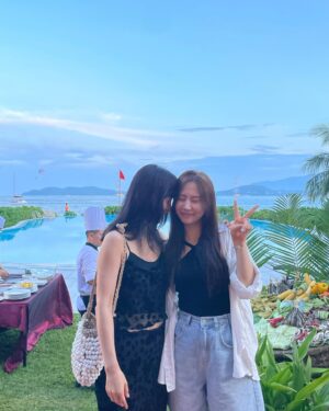 So A-rin Instagram - 세빈엄마랑🩵🩷🩵