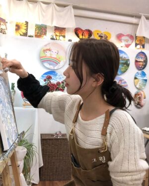 So A-rin Instagram - 내가 좋아하는 색 섞어서