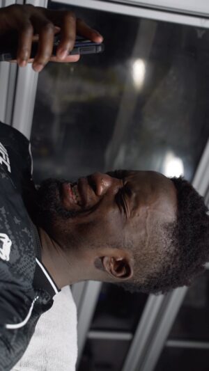 Sodiq Yusuff Instagram - My favorite scene from “Super”. @supersodiq on the phone with his family in the back of an ambulance after his fight. Check out the whole mini doc. Link in bio 🍿🎥