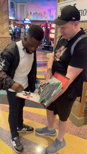 Sodiq Yusuff Instagram - (UFC Was All A Dream) 
Whether you’re a fan, non fan or hater deep down you gotta admit to see someone start from scratch, have a goal, reach that goal and be able to make a living off of a goal that they once only dreamed of is pretty freaking cool.

Yeah this post is about Sodiq but it applies to anyone that has a big dream and actually reaches it.

Most won’t due what it takes to reach their dream of whatever it may be.

Some wont even try for fear of failure! 

Others crack at the first sign of adversity.

Then you have the do nothing trolls that plague every sport NFL, NBA, UFC the list goes on and on.

When you see an athlete succeed with all of the obstacles they have in front of them and keep smiling it’s a breath of fresh air.

At 18 Sodiq came to the school with one goal and that was to fight in the ufc.

Six years later he gets a contract from Dana White. 

Under two years becomes a ranked ufc fighter.

Gets to fight in a ufc  co- main and main event.

Sodiq has been in the ufc for 6 years and this weekend gets to be a part of UFC History by being on  what is being Called the biggest Card ever in UFC 300

From being a fan to having fans and he’s still a smiling fan!❤️

If you don’t take anything from this post take this….

If you have a Dream, don’t let anyone stop you from reaching it, find coaches and mentors that have a proven track record of helping others reach the same goal as you have, be consistent over the long run and do not let bumps in the road discourage you.

If you’re not on the @supersodiq newsletter list you’re missing out on some amazing content that can help you in LIFE.

The link is in his bio, simply click “Super Squad Letter” you won’t regret it and get to know Sodiq the person better 

#teamlloydirvin #ufc #ufc300