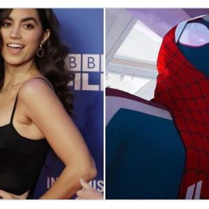 Sofia Barclay Instagram - MEGA proud of this one 🕸️❤️💙 @kristaferanka stunning character designs for Malala Windsor in @spiderversemovie - a character & story im honoured to play a small part in🪬✨🌙
🍿check out @shaheenathejourno brilliant article in @radiotimes about the beauty of celebrating different faiths and cultures in such a celebrated blockbuster. also…. i am LIVING for all the hijabi cosplaying👏🏽Makes me tear up each time💥💥💥