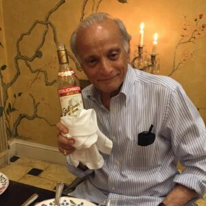 Sofia Barclay Instagram - ✨papa jaan✨legend in a literal sense🏆 the stories and chapters of your life were positively mythical. i will never fully understand why you insisted you were related to alexander the great (bc he conquered india) how you somehow decided you were a member of the jewish community (zero evidence) how you claimed everyone was “a very good friend of ure papa jaan” ( & that just when we stopped believing you Joe Biden chased you down in the airport to give you a hug🤣). there are a million conversations i’ll wish we could have had and a million more im grateful for. Thank you for showing us how to be the funnest party-animal grandpa in the world (who else do you know cancels on their grandkids because he is hungover, and dances your parents under the table) and more importantly how to give so much daily affection, support and love. 
Have the best time in heaven, I know you’ll be eating MJ’s biriyani and ossobucco and drinking red wine everyday if you have it your way ❤️