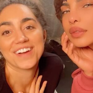 Sofia Barclay Instagram - …aaaand when people ask if all ✨WE✨did while filming @loveagainmovie is sing Céline Dion songs on repeat?👌🏽WHY YES, YES WE DID. 

Srsly though: Love Again comes out in cinemas in the UK today🇬🇧💃🏽Feeling super reflective & grateful for the time spent shooting this film. I danced out of bed every morning, so excited to play Suzy & to learn from the most fascinating team of people.

everyday on set i tried to wear @annieruthsymons clothes (nt just her amazing costumes, her actual clothes, off her actual body:see suzys red clogs), get into deep chats with @lesashizzar swap comedy YouTube videos with @omiddjalili and dissect old hollywood movies and plays with @jimdrewthis . On top of that i peed myself laughing watching @lydiawestie & @russelltovey do a double act, did a socially distanced running club with wonderproducer @eshornstein, got heavily into board games with genius @nickjonas , realised why the whole world is (rightfully) deeply in love with @samheughan and last but not least, discovered the true meaning of the term “Leading Lady” from @priyankachopra : the best cast-member, scene partner and on-screen big sister a gal could ever ask for🙏🏽🌸

I hope you all love the movie as much as we loved making it💕✨🌙🤍