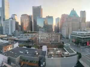 Sofia Rosinsky Instagram - I was not photoshopped into this photo even though @alexisrosinsky thinks so. #vancouver #canada