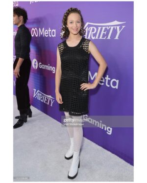Sofia Rosinsky Instagram - Thank you to @variety for the exciting night! We met some really lovely people. Thank you for inviting us!
#varietypowerofyounghollywood 
Makeup by: @elienmaalouf 
Hair by: @alexander_armand 
Dress tailored by: my momma