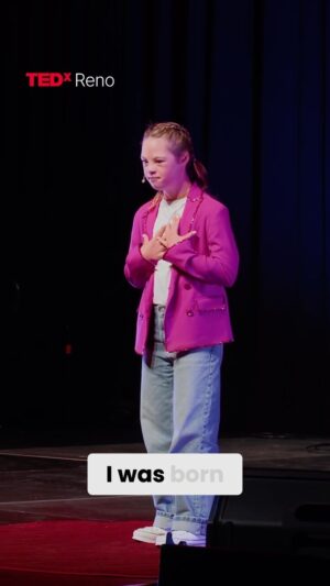 Sofia Sanchez Instagram - In @the.sofia.sanchez’s inspiring talk, she shares her powerful story of bravery and love:

“Being brave means taking a leap of faith and facing your fears. I was born in a small town in Ukraine and was left alone in an orphanage. My birth parents abandoned me because of the way I looked—they were afraid.

But my adopted parents were brave. They chose me. They jumped across the world to bring me home to my forever family. They took a chance on me.

I got a mom, a dad, and three big brothers to love me.”

🌟 Bravery isn’t just about facing your own fears; it’s about taking a leap of faith for others. What act of bravery has changed your life? Share your story below!