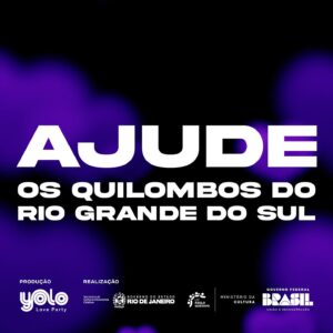 Sol Miranda Instagram - Estamos animados em anunciar que neste mês de junho, a talentosa Sol Miranda será a embaixadora da Yolo Love Party. Sua presença traz ainda mais brilho e significado a este evento que tem um caráter especial: estamos adotando uma iniciativa solidária: o ingresso solidário.

O que isso significa? Em vez de ingressos gratuitos, estamos pedindo a contribuição de alimentos não perecíveis como forma de entrada. Esses alimentos serão destinados aos quilombos no Rio Grande do Sul, uma causa em que a Sol e nós da Yolo acreditamos, apoiamos há alguns anos já exercitamos. 

Acreditamos que a solidariedade é uma prática que deve estar presente em nossas vidas diariamente, não apenas em momentos especiais. Por isso, mesmo que você não tenha adquirido o ingresso solidário, convidamos você a trazer um alimento no dia do evento. Juntos, podemos fazer a diferença e tornar a solidariedade uma constante em nossa comunidade.

Venha celebrar conosco na Yolo Love Party, onde a música, a diversão e a solidariedade se encontram em um só lugar. 

 #SolidariedadeConstante #yololoveparty #youonlyliveonce #vocesoviveumavez #afeto #yoloafeto #sececrj #culturapresente #leipaulogustavorj #ajudeoriograndedosul