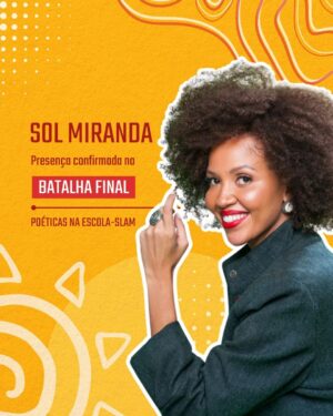 Sol Miranda Instagram - 🌟 Para mediar nossa Roda de Conversa sobre A Importância da Arte e Literatura na Transformação Social, apresentamos nossa convidada:

Sol Miranda tem 33 anos, é atriz, educadora, pesquisadora, produtora cultural e mestranda em artes. Mãe do Elton, Sol teve seu primeiro contato com as artes ainda na infância e se formou em Letras.

 Ela é a idealizadora de espetáculos e projetos premiados como "Ultrajado", "Mercedes" e "Segunda Black". Sol fez sua estreia no cinema com o filme "Regra 34" de Julia Murat, vencedor do Leopardo de Ouro no Festival de Locarno.
Pelo filme, recebeu os prêmios de Melhor Atriz (Festival de Huelva, Espanha), Melhor Interpretação (Mix Brasil, SP, BR) e Menção Honrosa pelo Festival 3 Continents (Nantes, FR). 
Atualmente, ela ensaia o espetáculo "És Tu, Brasil", de Fernando Vasconcelos.

Prepare-se pois com a Sol Miranda certamente teremos uma mediação muito enriquecedora! 🔆📚🎤

‌

#PoeticasNaEscola #AlkebulanArteeCultura #TransformaçãoSocial #Arte #Literatura #Educação #Cultura #SolMiranda