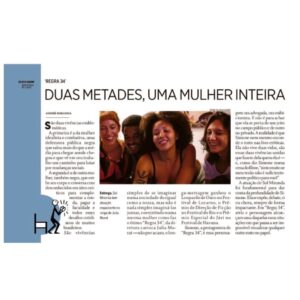 Sol Miranda Instagram - Olha quem foi aplaudida de pé pelo bonequinho do O Globo ☺️

Ainda estamos em cartaz com Regra 34 (@regra34ofilme) com direção de Júlia Murat (@instajuliamurat )e eu espero por vcs nas salas de cinema espalhadas pelo Brasil. 

Obrigada, André Miranda, e toda equipe Globo por essa linda matéria. Tô com o coração quentinho e feliz de ver o reconhecimento de toda dedicação que foi dada ao filme. 💛 

Agradecimentos especiais: Assessoria: @aleassessoria 
Assessoria Regra 34: @primeiroplanocom
