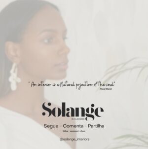Solange Hilário Instagram - PT l Olá! Sê bem-vindo(a) à minha página. O meu nome é Solange Hilário e sou Designer de Interiores. Aqui poderás acompanhar o meu trabalho e ainda dicas de decoração e design que te ajudarão a potencializar os teus espaços, equilibrando a tua vida. 
Até já! 

EN | Hi there! Welcome to my page. My name is Solange Hilário and I am an Interior Designer. Here you can follow my work and also some decoration and design tips that will help you enhance your spaces, balancing your life.
Stay tuned!

#solangeinteriors #welcome #bemvindo #interiordesigner #designerdeinteriores #homeandsoul #decor #design #lifestyle #balance #equilibrio #life #estilodevida #insideout #lisbon #lisboa #portugal