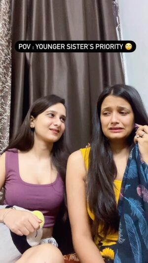 Sonali Sudan Instagram - Dress >> Breakup 😑
.
.
.
.
#sisterreels #indiansisters #youngersibling #funnyreels