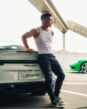 Song Yadong Instagram - Dreams are limitless, speed knows no bounds.👊 #porschelife #songyadong