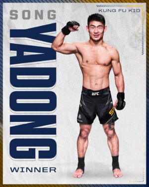 Song Yadong Instagram - Back-to-back wins for Song Yadong 💪 #UFCVegas83