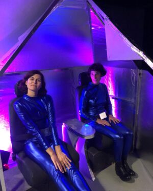 Sónia Balacó Instagram - It’s giving lo-fi sci-fi. Shooting @fundacion_relvas next film. 🎞️🚀