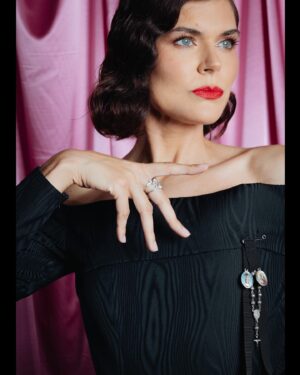 Sónia Balacó Instagram - Golden Globes, pink drama.

Dress @nunobaltazarstudio @nunobaltazarnb 
Jewelry @luisarosasjewellery 

Styling @maria_fale 

Hair @monsieur_matt_ 
Make up @danielainacio.mua 

Photos @joannacorreia_ 
Set @mais.que.uma with the support of @plataforma285 

@globosdeouro