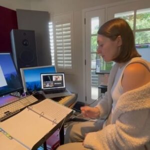 Sonya Belousova Instagram - Some BTS footage from our “Wado Ichimonji” strings session back in May. We were tracking from our studio in LA, and the incredible orchestra, conducted by Maestro @johannes.vogel.music, was recording in Bratislava, Slovakia. A perfect recipe for getting jet lagged without actually going anywhere😂 ZERO sleep but a TON of fun! Hearing the orchestra bring the score to life truly never gets old. It’s always a magical, enchanting, captivating experience. I’m so thrilled to share this magic with you guys! ❤️🎶🏴‍☠️

@onepiecenetflix #onepiece #onepieceliveaction #onepiecenetflix