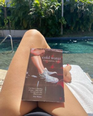Sonya Walger Instagram - This must be the only cold water for miles. Incredible writer. (And beautiful spot).
