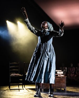 Sophia Brown Instagram - Sugar coating to the side - this is me, full blown LIVING A DAMN DREAM. 

Spraying a Caribbean accent all over these Olivier theatre walls. Claiming the space for me and all my island people. 

Every night I walk on stage and think about my Nana who sadly passed on during our rehearsal process - It reminds me of the long line of Jamaican women that came before me. What they endured. What they passed down. This is for every single one of dem! 

🤎🤎🤎🤎🤎🤎🤎