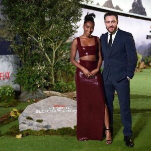 Sophia Brown Instagram - The day finally came💫 It went in the blink of an eye though! 

The anticipation has exhausted me - all the love to the special people on the journey and those who came out to welcome our baby! 
Especially my Mum, Dad and Partner, who walked the red (green) carpet with♥️!!!

@larzogram you are the greatest person I could have gone on this journey with. Truly. I love you. you are the best - 53 forever&ever🖤

Thank you @declandebarra for putting this band of awesome people together - you’re a complete and utter legend🌪️💜