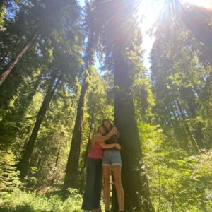 Sophia Mitri Schloss Instagram - happy campers (who didn’t do much camping)