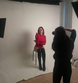 Sophie Bouquet Instagram - today’s shoot ❤️‍🔥 @melaniemarsman ❤️‍🔥