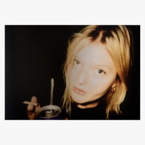 Sophie Kennedy Clark Instagram - #10yearchallenge same shit, different angle. Still can’t work a disposable camera. Shot somewhere either on or near a dance floor. The owner of that green eyeball is still my best pal. Now that’s something. #tbt