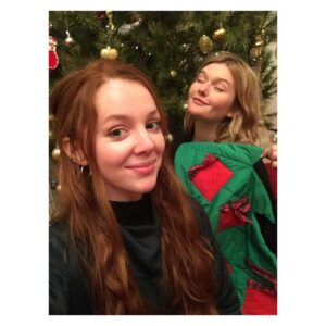 Sophie Kennedy Clark Instagram - It’s beginning to look a lot like...messed up 👅🥃🎯👏🏻⚡️🎄sponsored by lagavulin 16yr. 🧚🏼‍♀️⚡️🥃🚬🖤