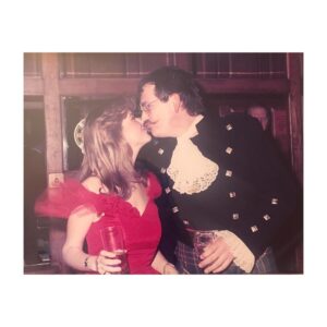 Sophie Kennedy Clark Instagram - Thanks for letting me invade 👽 a huge chunk of your 34yrs of marriage. Most of these snaps were taken before you bore 3 fucking lunatics...surprisingly you have both aged considerably well...and still love us. And each other. Happy anniversary Fifi and Francis. My northern lights of old Aberdeen. ❤️