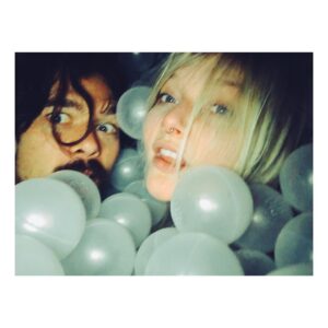 Sophie Kennedy Clark Instagram - Strobe soaked techno tainted LED lit liquor laced ball pit. Keeping Easter traditional. Something something rolling boulders something something rose again 🤘🏻#ballers