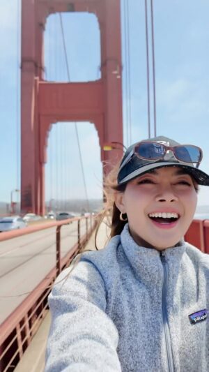 Sovattey Sary Instagram - First time seeing and riding a bike across Golden Gate Bridge 🌁🚴🤩