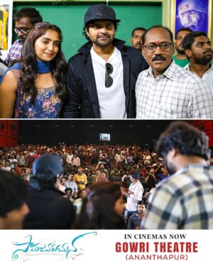 Sree Vishnu Instagram - Thankful to one and all for the love you have shown during the FUNtastic Blockbuster tour Day-2 ❤️‍🔥 #samajavaragamana 

#kurnool #Kadapa #anantapur 🤩💥 

@ramabbaraju @reba_john @akentsofficial @hasyamovies