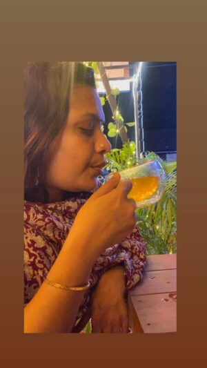 Sreeja Shyam Instagram - oru chayappatt💜