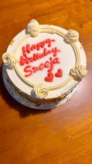 Sreeja Shyam Instagram - A day full of happiness, cakes, gifts, surprises and love !!! 
Heartfelt gratitude to all those remembered and wished me on my birthday! Thank you!