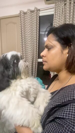Sreeja Shyam Instagram - പോലീസ് എന്ന് കേട്ടപ്പോ ചെക്കൻ ചെറുതായി പേടിച്ചിട്ടുണ്ട് ഗുയ്സ്സ്‌ 🙊
@zimbappi