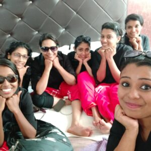 Sreeja Shyam Instagram - Miss u all 😍 #mathrubhumi #vibes #mathrubhumianniversary #dance