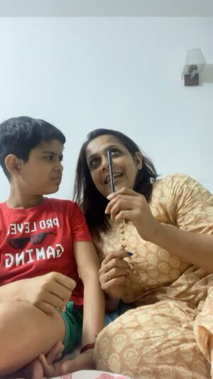 Sreeja Shyam Instagram - നാളെ കണക്ക് പരീക്ഷ ഉള്ള കുട്ടിയും അമ്മയും!!!!
#nanduandamma #myboy #exams #examseason #eeparakkumthalika😂😂😂❤️❤️ #harisreeashokan