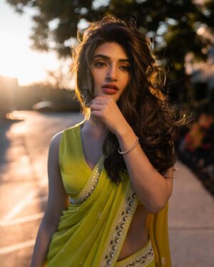 Sreeleela Instagram - Draping you in my dreams ✨
.
.
.
.
.
.
Wearing @madzinlabel 
Jewels @karnikajewelshyd 
Styled by @malkitjgill 
Team @sreevardhan_keto 
Shot by - @abhimanyu_mahaveer