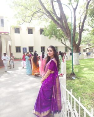 Sri Devi Instagram - Pictures or it didn't happen💜

#pongal23 #psgcas #psgcasian
